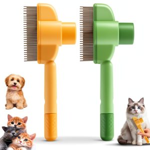 Ddxycfzy Pet Flea Comb Stainless Steel Fine Tooth Design-0