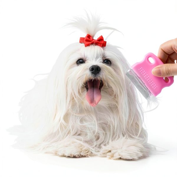 YALOJE Stainless Steel Pet Flea Comb for Cats and Dogs-6