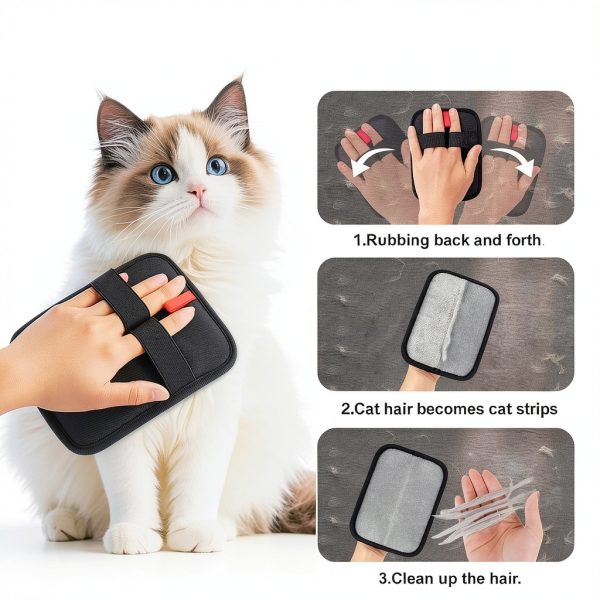 Xoermioy Cat Flea Comb Set Dual Tooth Pet Grooming Tools-7