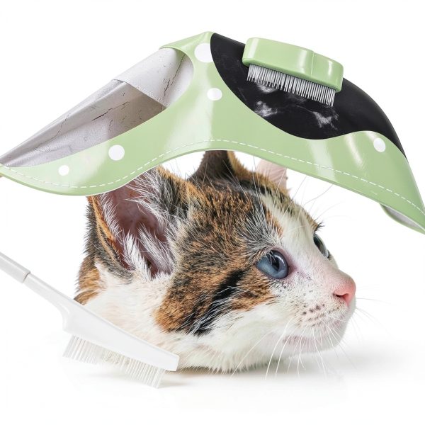 Lusofie Pet Flea Comb Fine Tooth Dual Sided Design-4