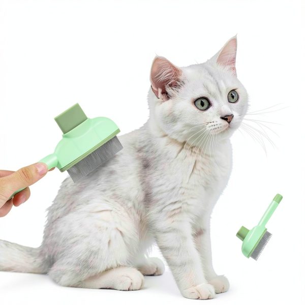 Lusofie Pet Flea Comb Fine Tooth Dual Sided Design-2