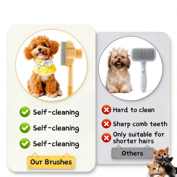 Ddxycfzy Pet Flea Comb Stainless Steel Fine Tooth Design-4