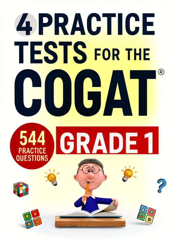 COGAT Test Preparation Book English Education Kids 5-9 Years-0