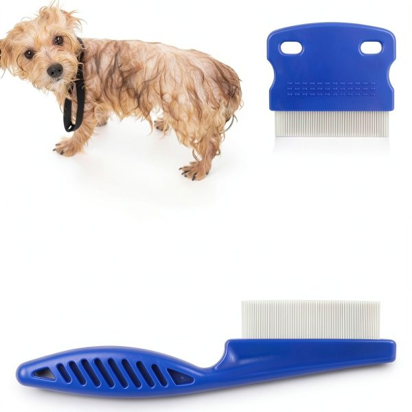 Dog Comb MoHern Stainless Steel Pet Grooming Tool-3