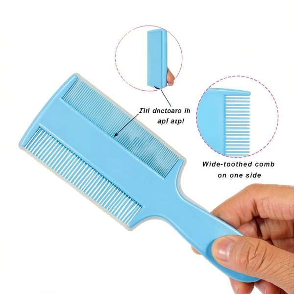 Meyeyaia Double Sided Flea Comb for Pets 5 Color-2