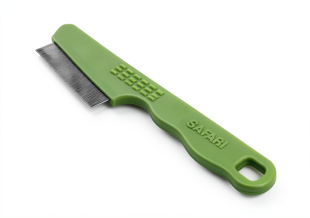 PetSafe Cat Flea Comb in use