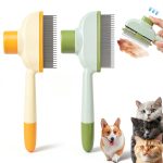 Flea Comb scrutheorix Pet Grooming Self‑Cleaning-0