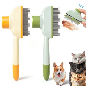 Flea Comb scrutheorix Pet Grooming Self‑Cleaning-0
