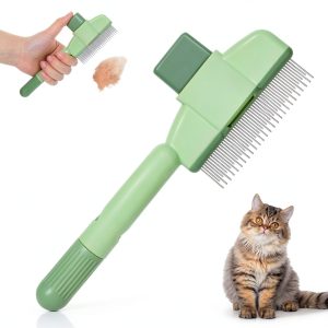 Flea Comb for Cats by BOHUIZ Long Metal Teeth-0