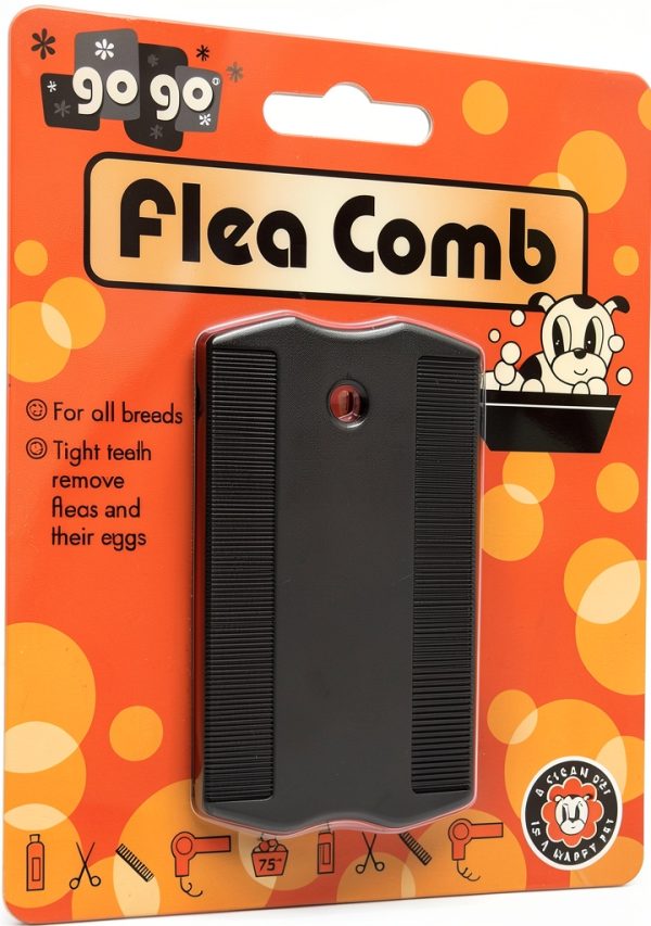 Artvark Flea Comb Tight Teeth Anti Slip Handle-0