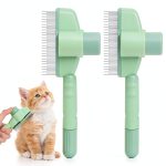 LIQWEI Flea Comb ABS Double Pin Brush for Cats-0
