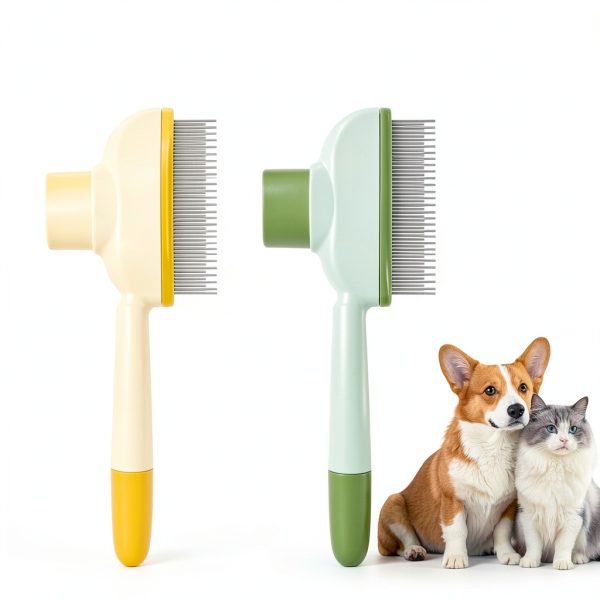 Flea Comb scrutheorix Pet Grooming Self‑Cleaning-1
