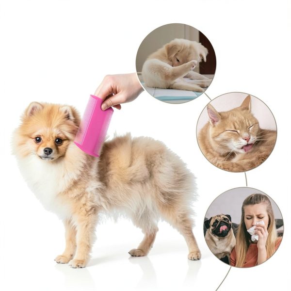 Hushee Flea Combs for Dogs and Cats-4