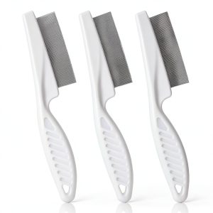 Xelsluthe Stainless Steel Pet Grooming Combs for Cats-0