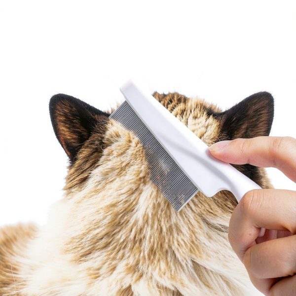 Xelsluthe Stainless Steel Pet Grooming Combs for Cats-2