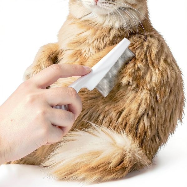 Xelsluthe Stainless Steel Pet Grooming Combs for Cats-5