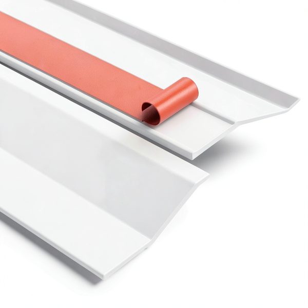 Garage Door Seal Ginchain 36FT White Weatherproof Trim for Top & Sides-7